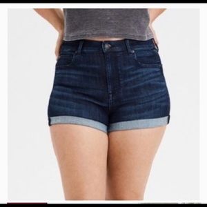 American Eagle Curvy Super Hi-Rise shortie, size 10